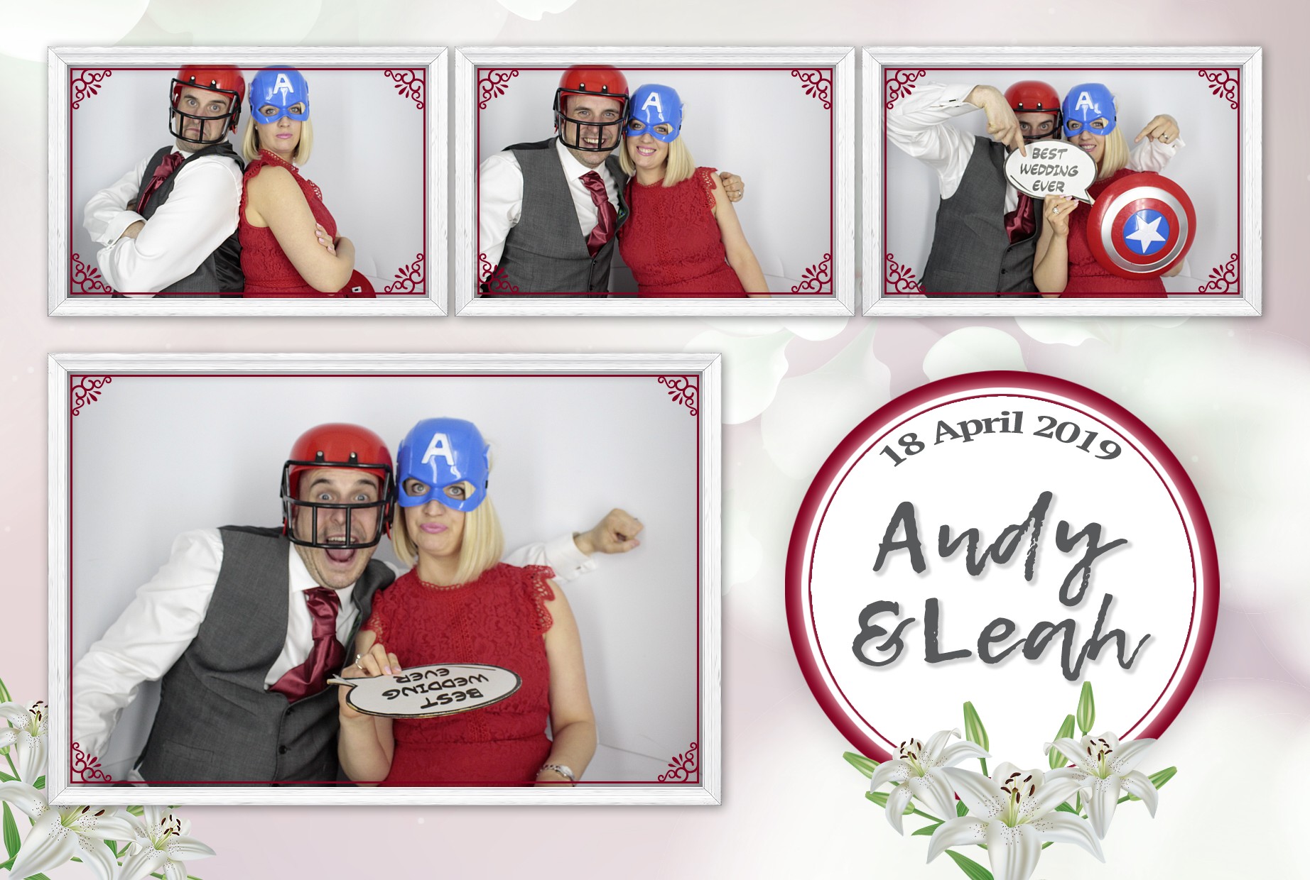 Andy & Leah's Wedding | View more photos from the event at gallery.myphotoboothexperience.co.uk/u/MyPhotoBoothExperienceLtd/Andy-Leahs-Wedding